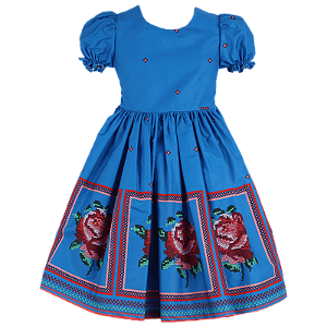 VESTIDO ESTAMPA PONTO CRUZ