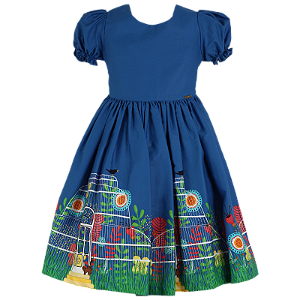 VESTIDO ESTAMPA JARDIM BOTÂNICO