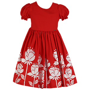 VESTIDO ESTAMPA FLORES BRANCAS