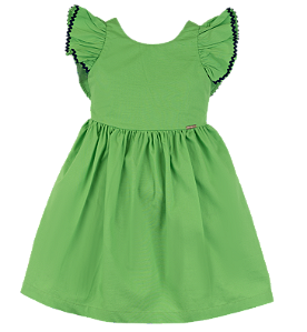 VESTIDO LISO VERDE