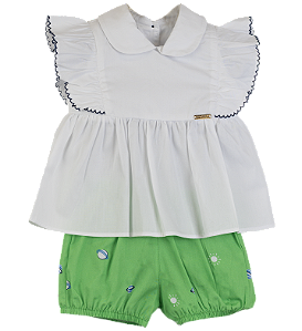 CONJUNTO ESTAMPA MINI PLANETAS VERDE