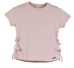 BLUSA MALHA CANELADA ROSA