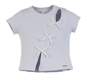 BLUSA MALHA CANELADA BRANCA