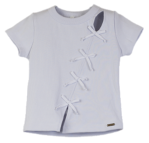 BLUSA MALHA CANELADA BRANCA