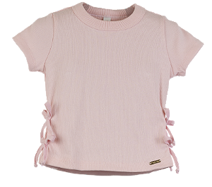 BLUSA MALHA CANELADA ROSA