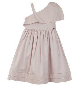 VESTIDO MAQUINETADO ROSA BEBE