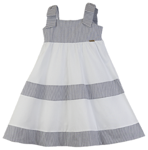 VESTIDO ANA RUGA LISTRADO