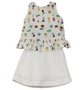 CONJUNTO ESTAMPA FLORES AO VENTO OFF