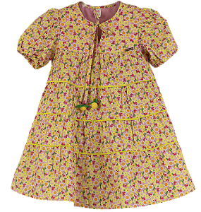 VESTIDO ESTAMPA FLORZINHA SOLAR