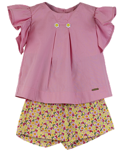 CONJUNTO ESTAMPA FLORZINHA SOLAR