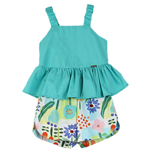 CONJUNTO ESTAMPA FLORAL AO SOL