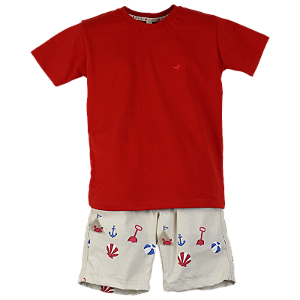 CONJUNTO ESTAMPA CASTELINHO DE AREIA