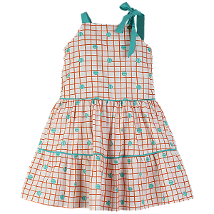 VESTIDO ESTAMPA BOLA NA REDE