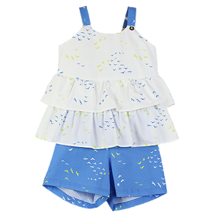 CONJUNTO ESTAMPA ANDORINHAS