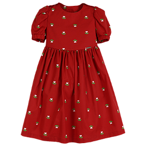 VESTIDO ESTAMPA CORAÇÃO EM FLOR
