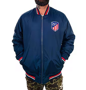 Jaqueta Bomber Atlético de Madrid - Tamanho P,M,G,GG e GGG