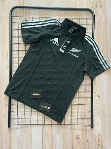 Polo Adidas All Blacks - Tamanho P serve M
