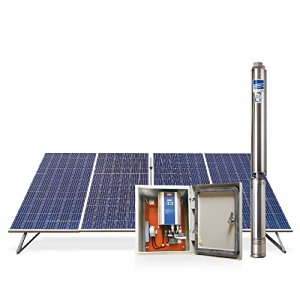 Bomba Sub Écaros 4bpl6-08 1,5cv + Qc + Painéis Fotovoltaico