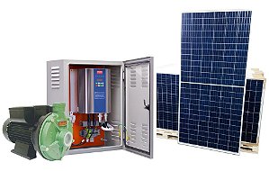 Kit Bomba Solar Ecaros Thebe Th-16 Nr 3cv Nv + Quadro Inversor + 8 Paineis 340w