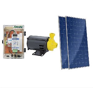 Kit Solar Bomba Press de Água Famac Fsp60-1 367w + 2 Placas