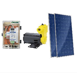 Kit Solar Bomba de Água Famac Fasp80-1 750w + 3 Placas