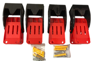 Jogo com 4 Grampos para Tapetes Automotivos Sigma Tools