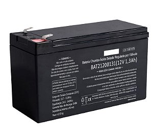 Bateria WEG Selada VRLA Com  7Ah e Tensão Nominal de 12V