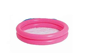 Piscina Inflável Infantil 130 Lt 1,07mx23cm Rosa Mor