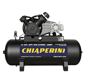 Compressor de Ar Alta Pressão 40 Pcm 360l Trifasico 220/380v Ip21 Chiaperini