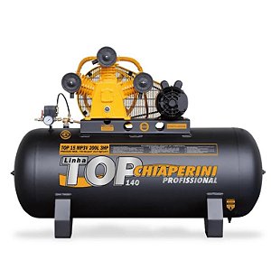 Compressor de Ar Média Pressão 15 Pcm 200 Litros Chiaperini Top 15 Mp3v 200 L