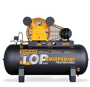 Compressor de Ar Média Pressão 20 Pcm 200 Litros Chiaperini Top 20 Mpv 200 L