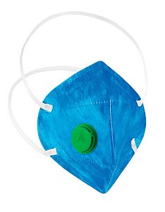 Kit 100 Máscaras Respirador Descartável Pff3 com Válvula