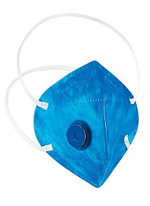 Kit 100 Máscaras Respirador Descartável Pff2 com Válvula