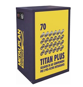 Secador de Ar Comprimido Titan Plus 70 Pcm Laser Monofasico 220v Metalplan
