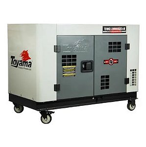 Gerador de Energia Silencioso Toyama Tdw12000sge3-n Trifasico 380v