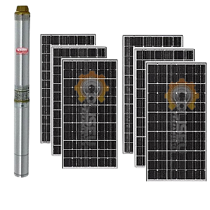 Kit Bomba Solar Ebara 3bps 3 Ce 17 1500w + 6 Placas 340w