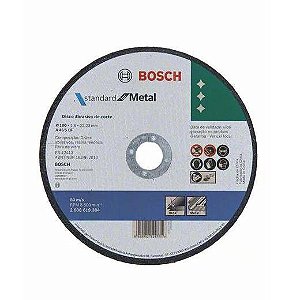 Disco de Corte Bosch Metal Inox 180x1,6mm Std 1 Unidade