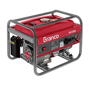 Gerador de Energia à Gasolina B4T-3500E Branco 7,0CV 3,5KW Monofasico 110/220V