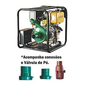 Motobomba Buffalo a Diesel Bfd 2 1/2 X 2 7cv Centrifuga P. Manual Vazao Max. 36.000 L/H