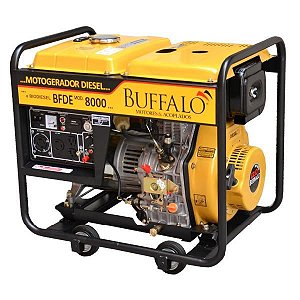 Gerador Buffalo Diesel Bfde 8000 13cv 6,5kw Mono 110/220v P. Eletrica