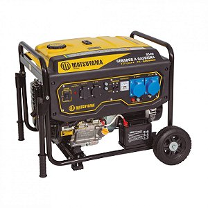 Gerador Matsuyama Gasolina 8500 Partida Elétrica Monofásico - 127/220v