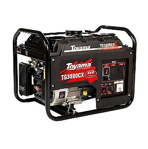 Gerador Toyama Portatil Gasolina Tg3800cx 3,1kva 6.5hp Mono Bv Avr