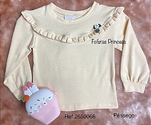 Blusa Infantil Menina Mini Florzinha - Kiki Xodó