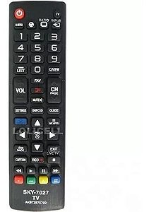 CONTROLE TV LG 7027