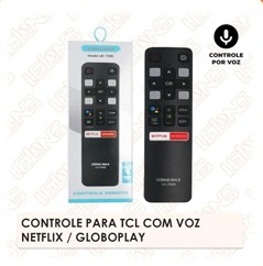 Controle Remoto TV Smart TCL Rc802v Com Comando de voz 7685-9071