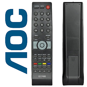 CONTROLE TV AOC 7406