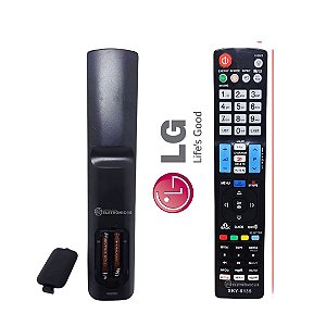 Controle remoto tv lg smart 9135 botao netflix/ amazon