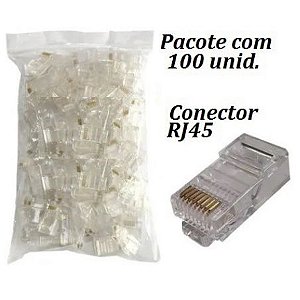 CONECTOR RJ45 PCTE C/ 100