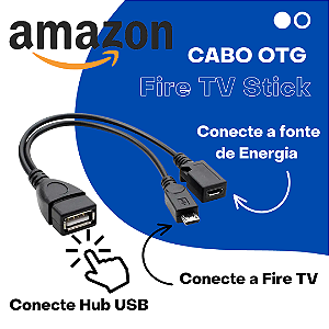 Cabo OTG para Fire Stick, Mi Stick 4K, Realme TV 4K