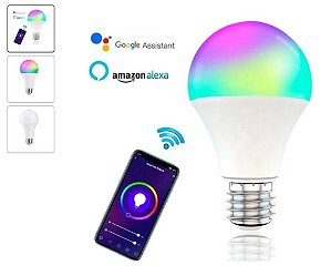 LAMPADA SMART RGB ALEXA GOOGLE HOME 9W